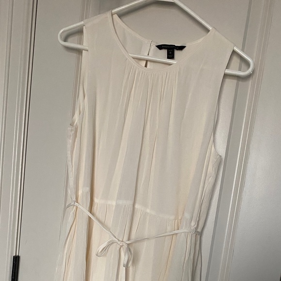 NWT Banana Republic Petite Medium White Tiered Mini Dress - Picture 11 of 14